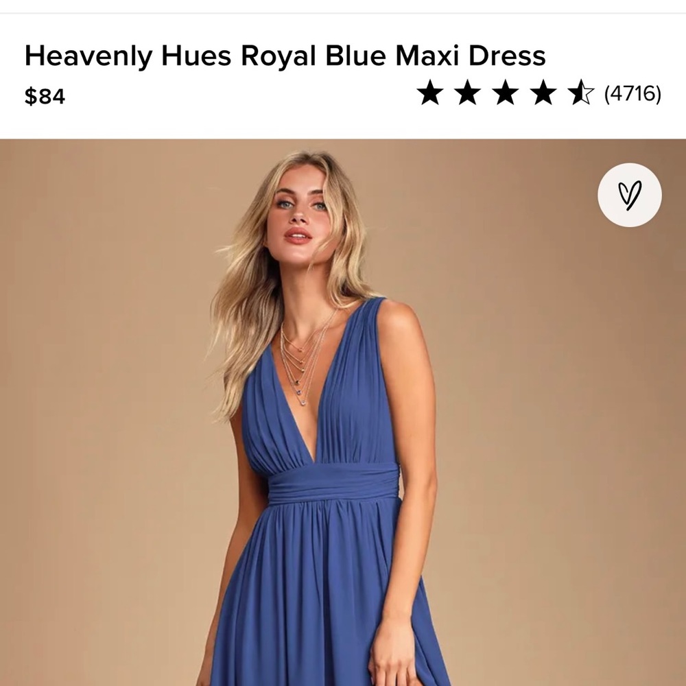 Lulus Heavenly Hues maxi dress size XL